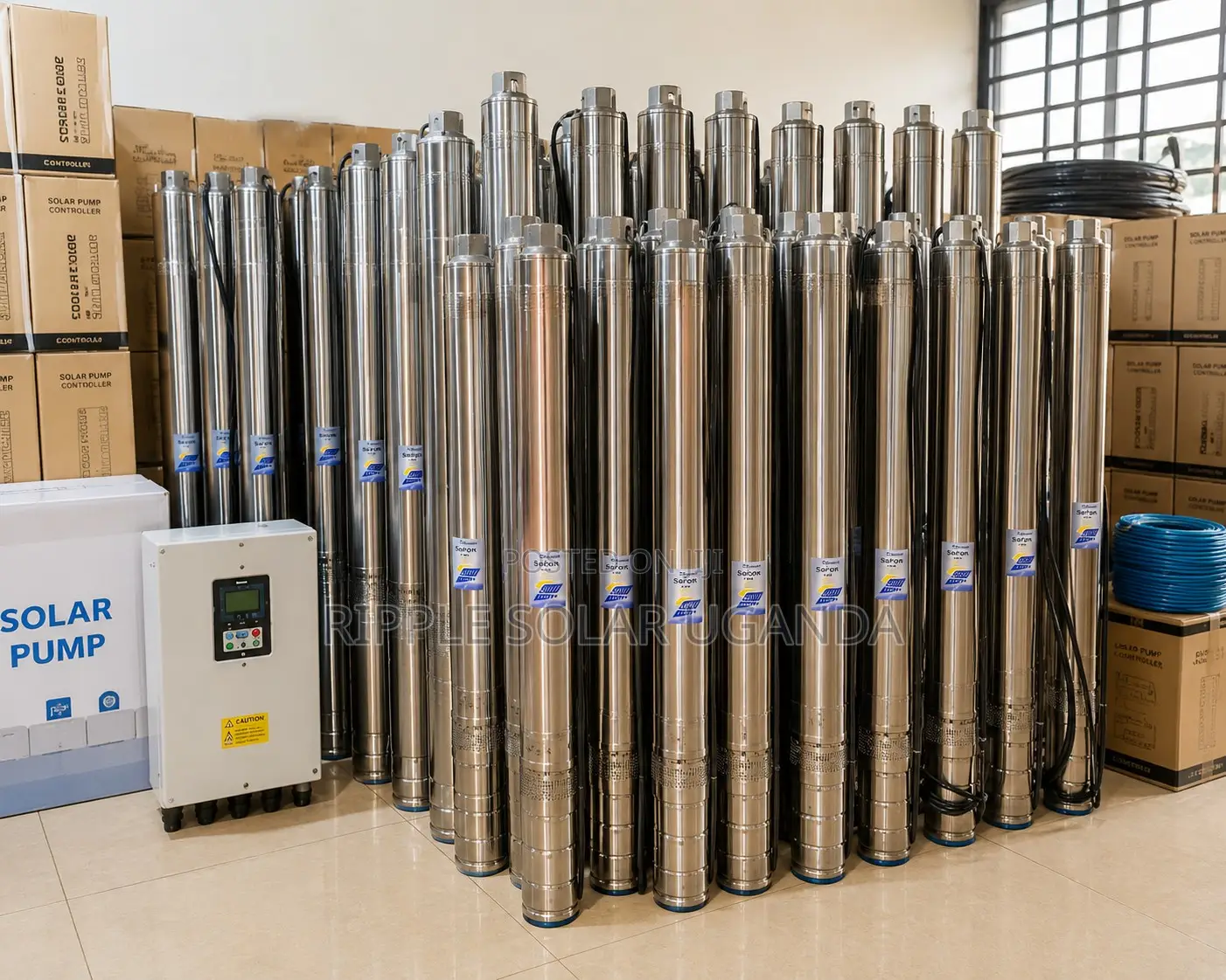 7500w Solar Borehole Pump 250m Head Deep Well Water Pump