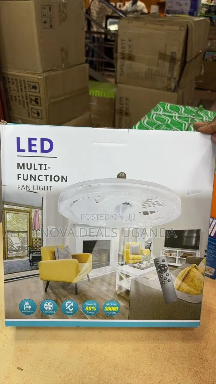 Led Multifunctional Fan Light-Ceiling Fan With Cooling System