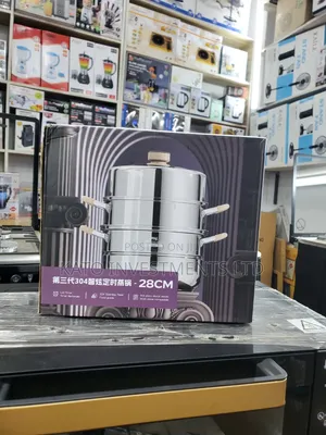 3 Layer 28cm Food Steamer With Timer