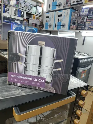 3 Layer 28cm Food Steamer With Timer