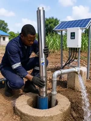 4000w Solar Borehole Pump 280m Head Deep Well Pump