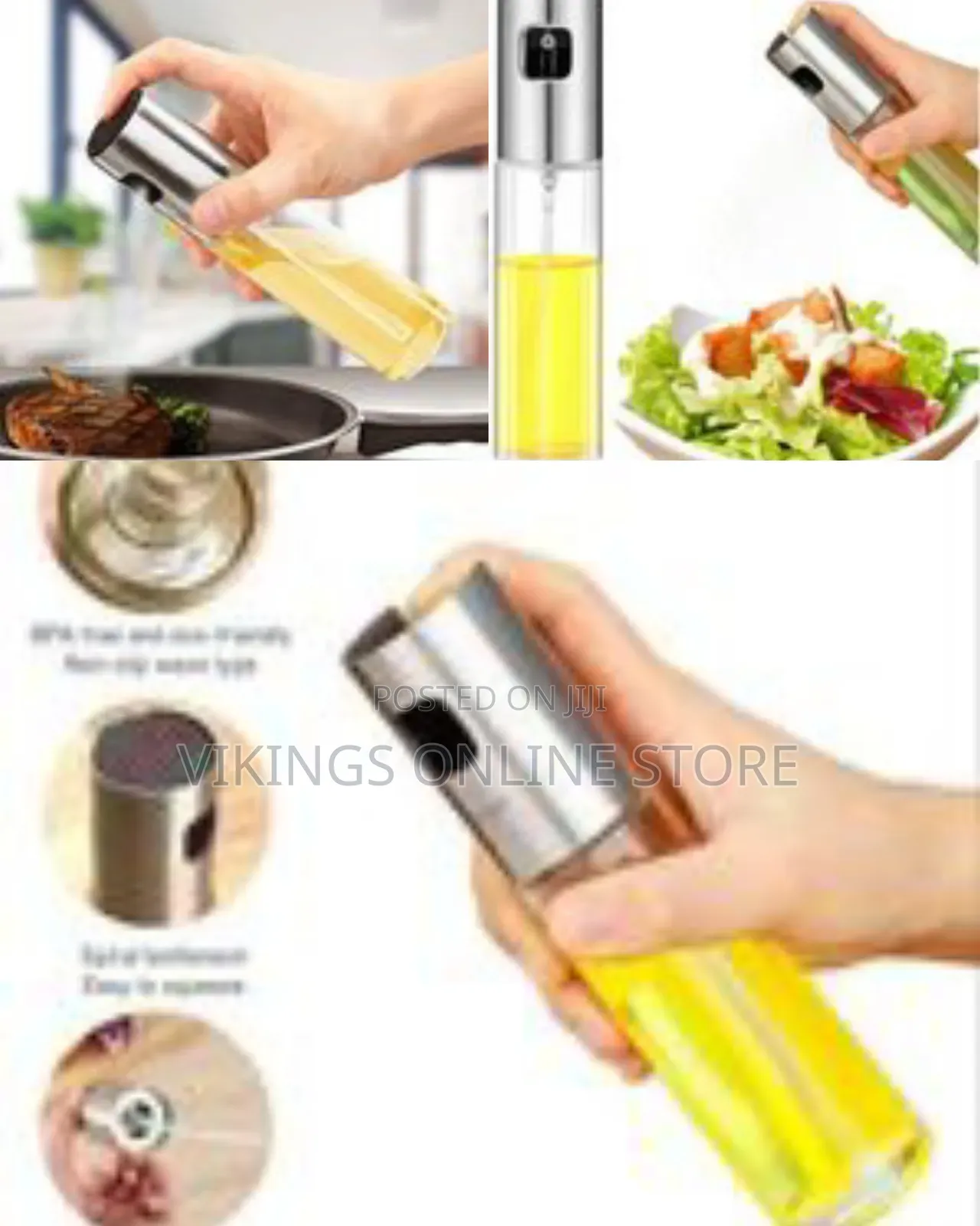 100ml Oil Spritzer Mister for Air Fryer, Vinegar Oil Sprayer Bottle