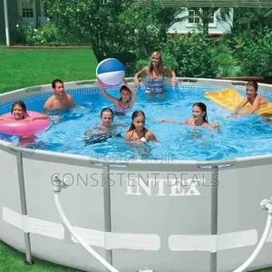 Premium Above Ground Swimming Pool Set: 10ft X 30in