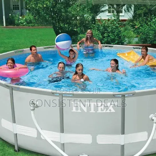 Premium Above Ground Swimming Pool Set: 10ft X 30in
