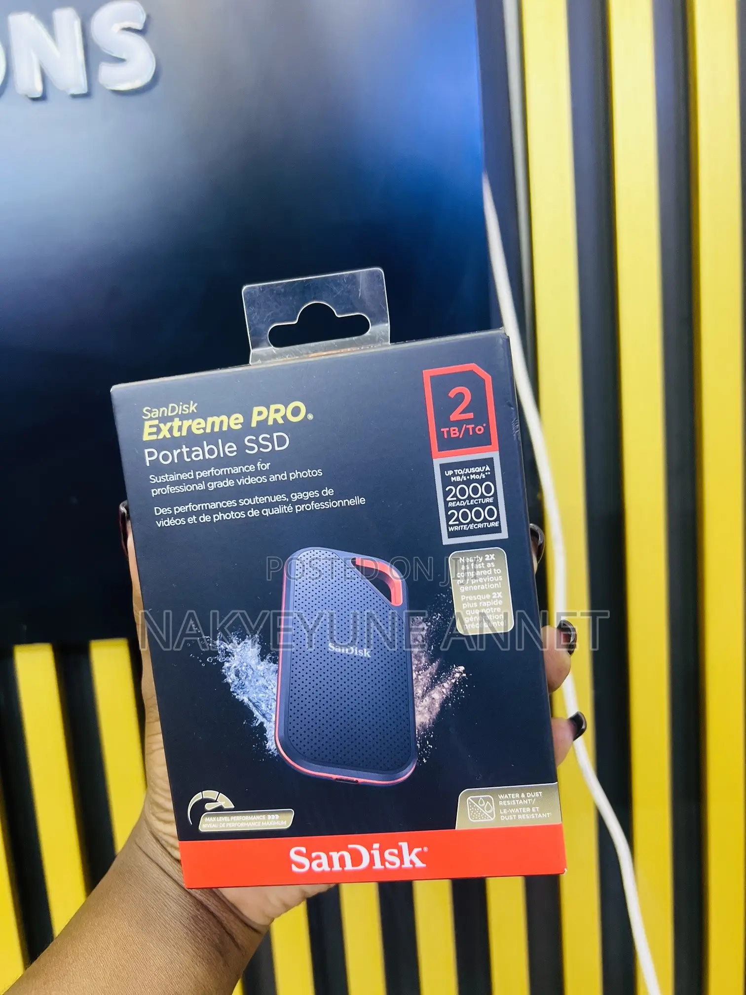 2tb Sandisk Extreme Pro Portable SSD