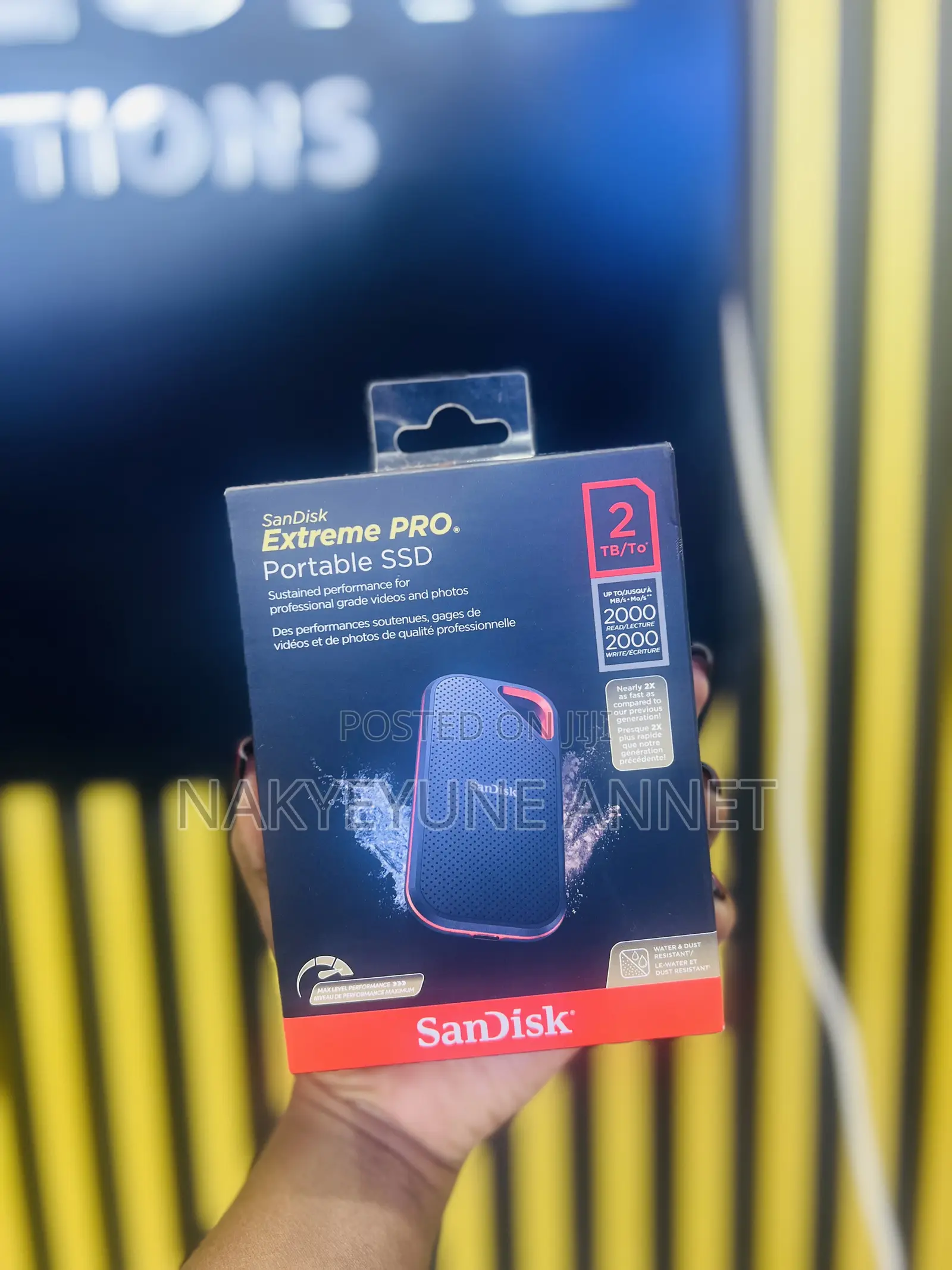 2tb Sandisk Extreme Pro Portable SSD
