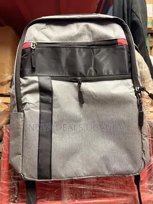 Gray Backpack Stylish Multipurpose School Travel Bag