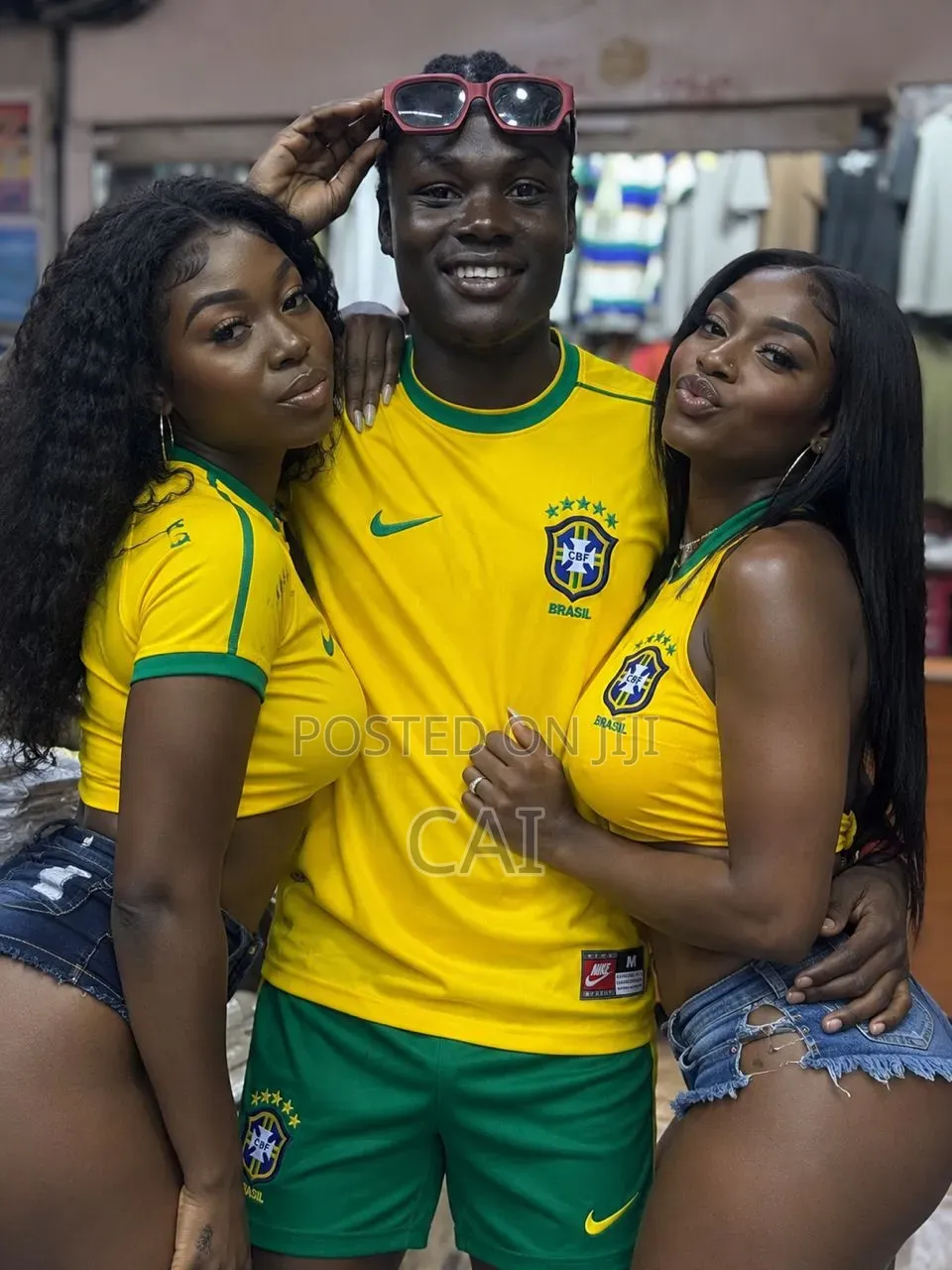 Nike Brazil National Team Soccer Jersey.