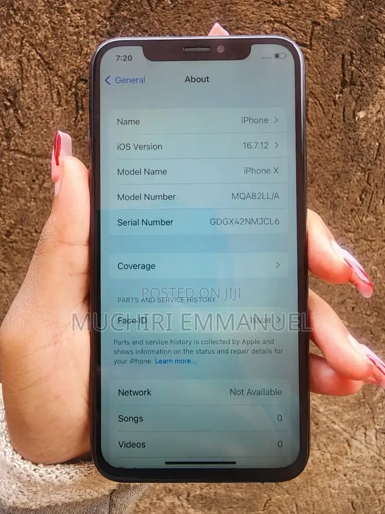 Apple iPhone X 256 GB Black