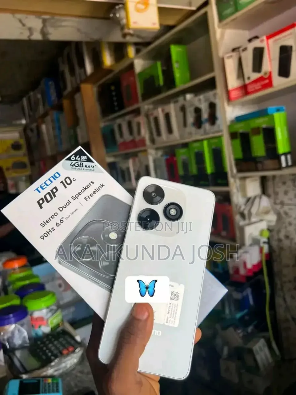 New Tecno Pop 10C 128 GB White