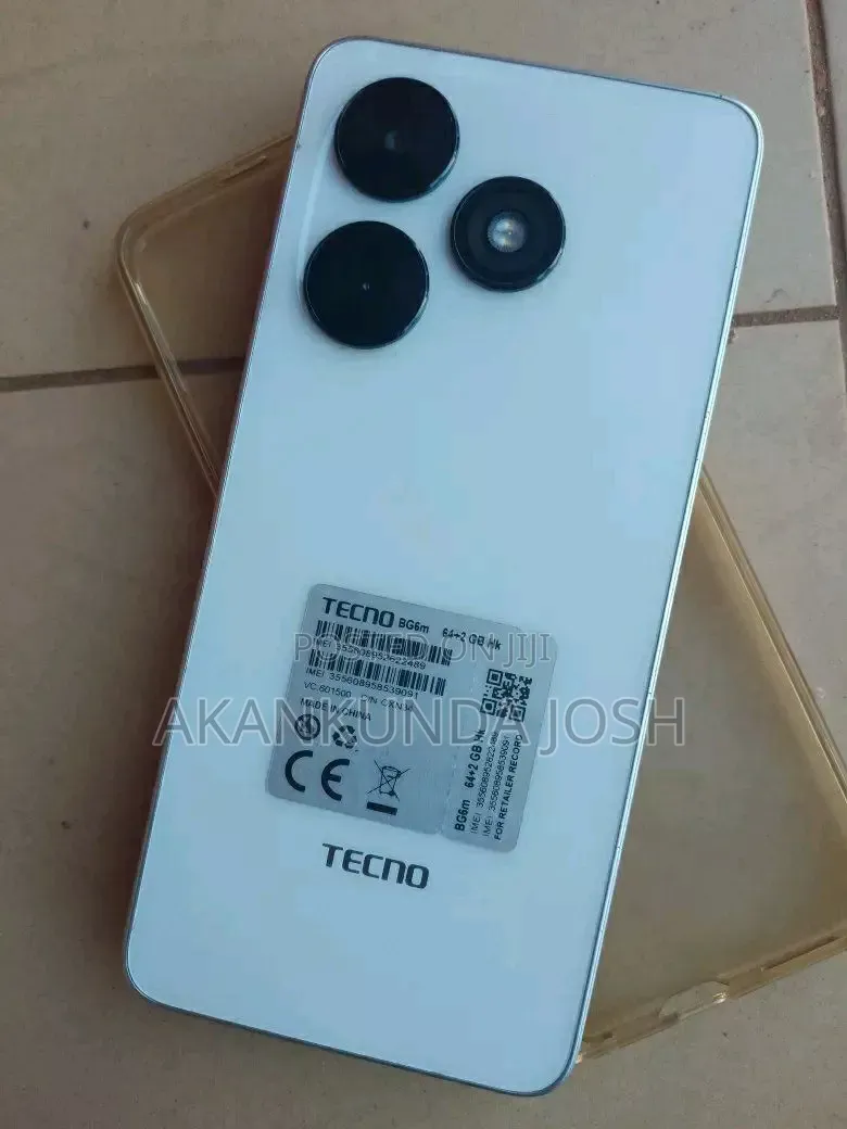 New Tecno Pop 10C 128 GB White