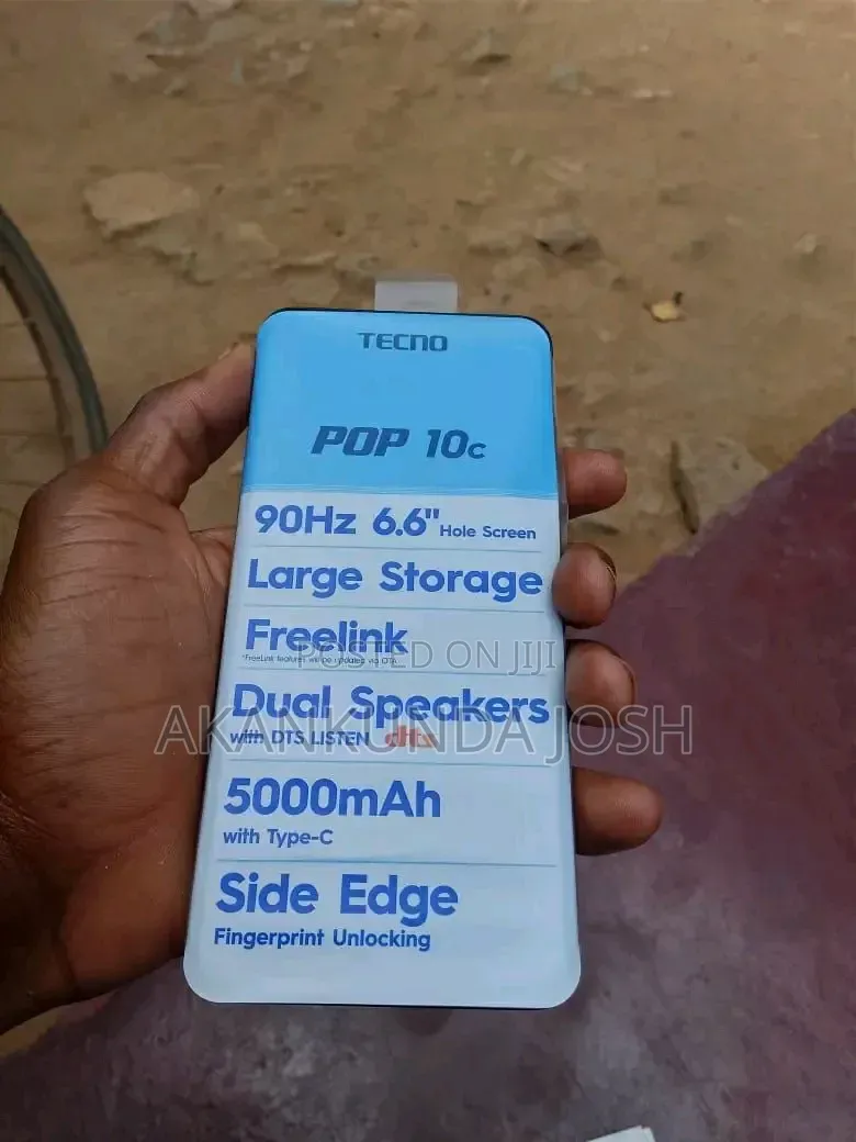 New Tecno Pop 10C 64 GB Blue