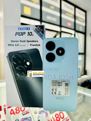 New Tecno Pop 10C 64 GB Blue
