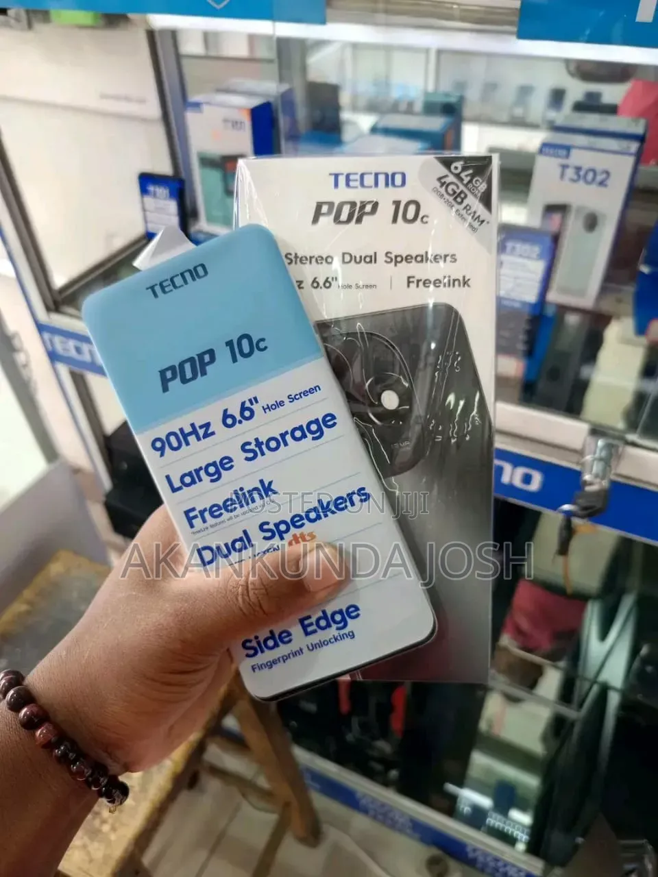 New Tecno Pop 10C 64 GB Silver