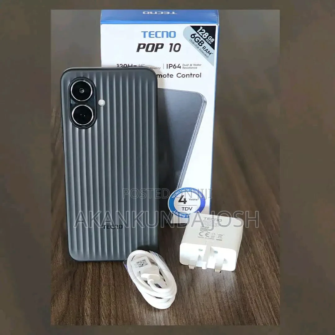 New Tecno Pop 10 128 GB Gray