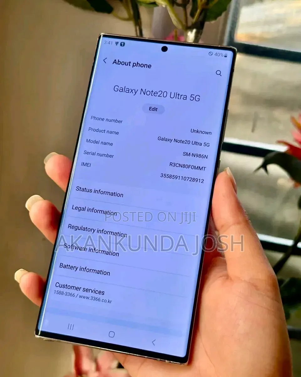 New Samsung Galaxy Note 20 Ultra 256 GB White