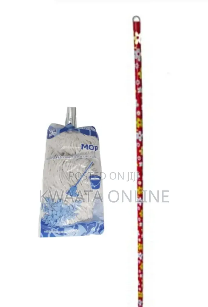 Floor Mop With Wooden Handle | Cleaning Mop for Home Floors