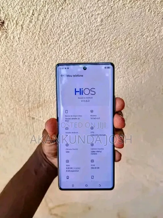 New Tecno Spark 20 Pro Plus 256 GB Silver