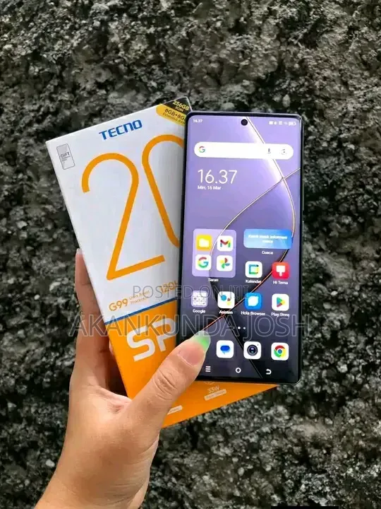 New Tecno Spark 20 Pro Plus 256 GB Black