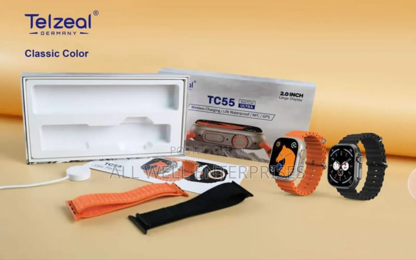 Telzeal Tc55 Ultra Smart Watch 2.0” Full Display