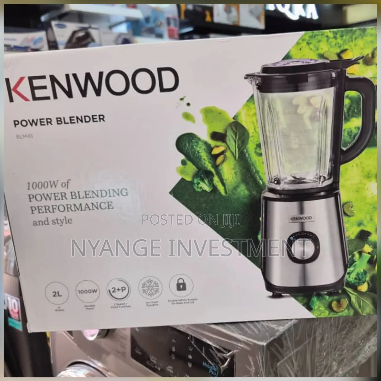 Kenwood 3 in 1 Glass Blender. Kenwood Blender