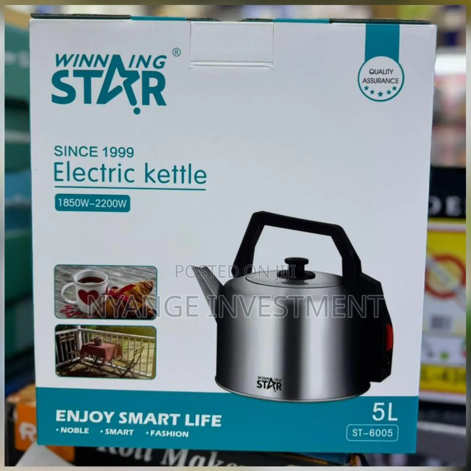 Winning Star Stainless Steel Electric Kettle With 5l. Electric Kettle