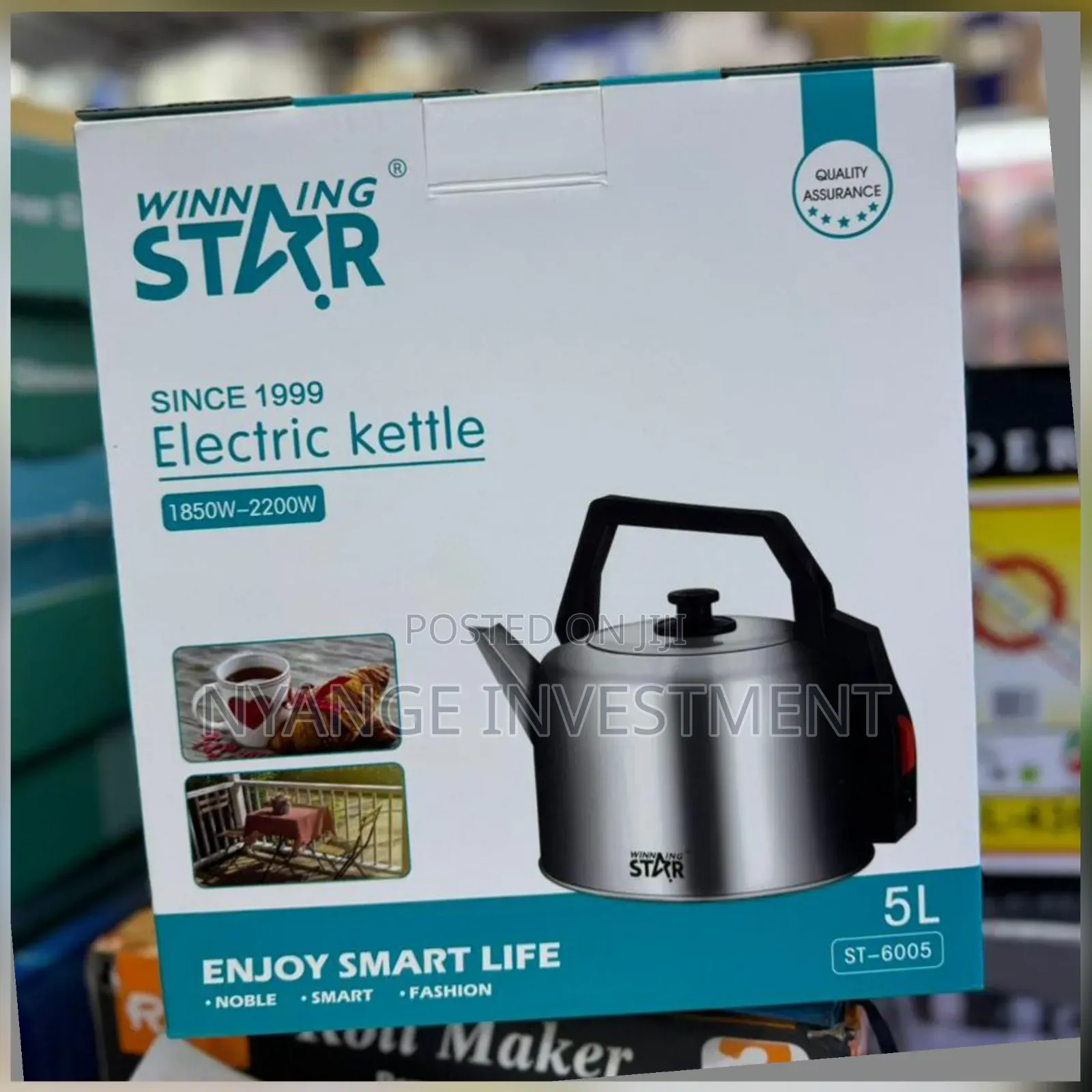 Winning Star Stainless Steel Electric Kettle With 5l. Electric Kettle