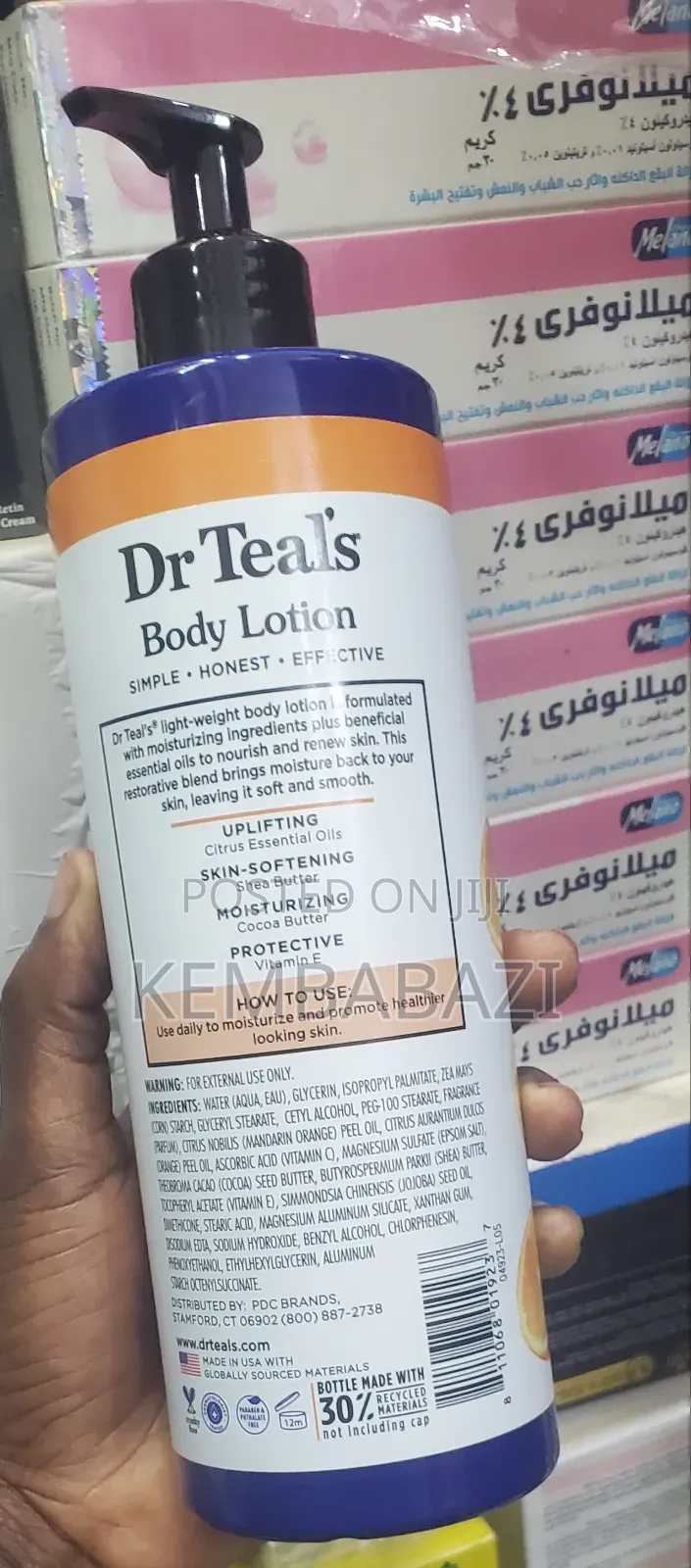 Dr Teal's Glow Radiance Citrus Essential Oils Body Lotions