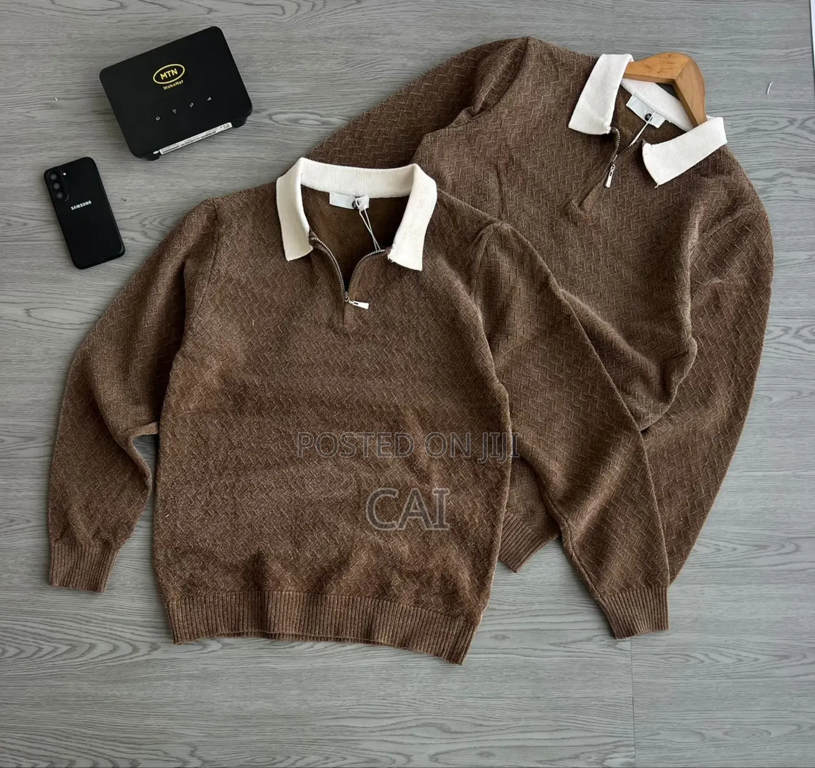 Full Sleeve Quarter Zip Sweater