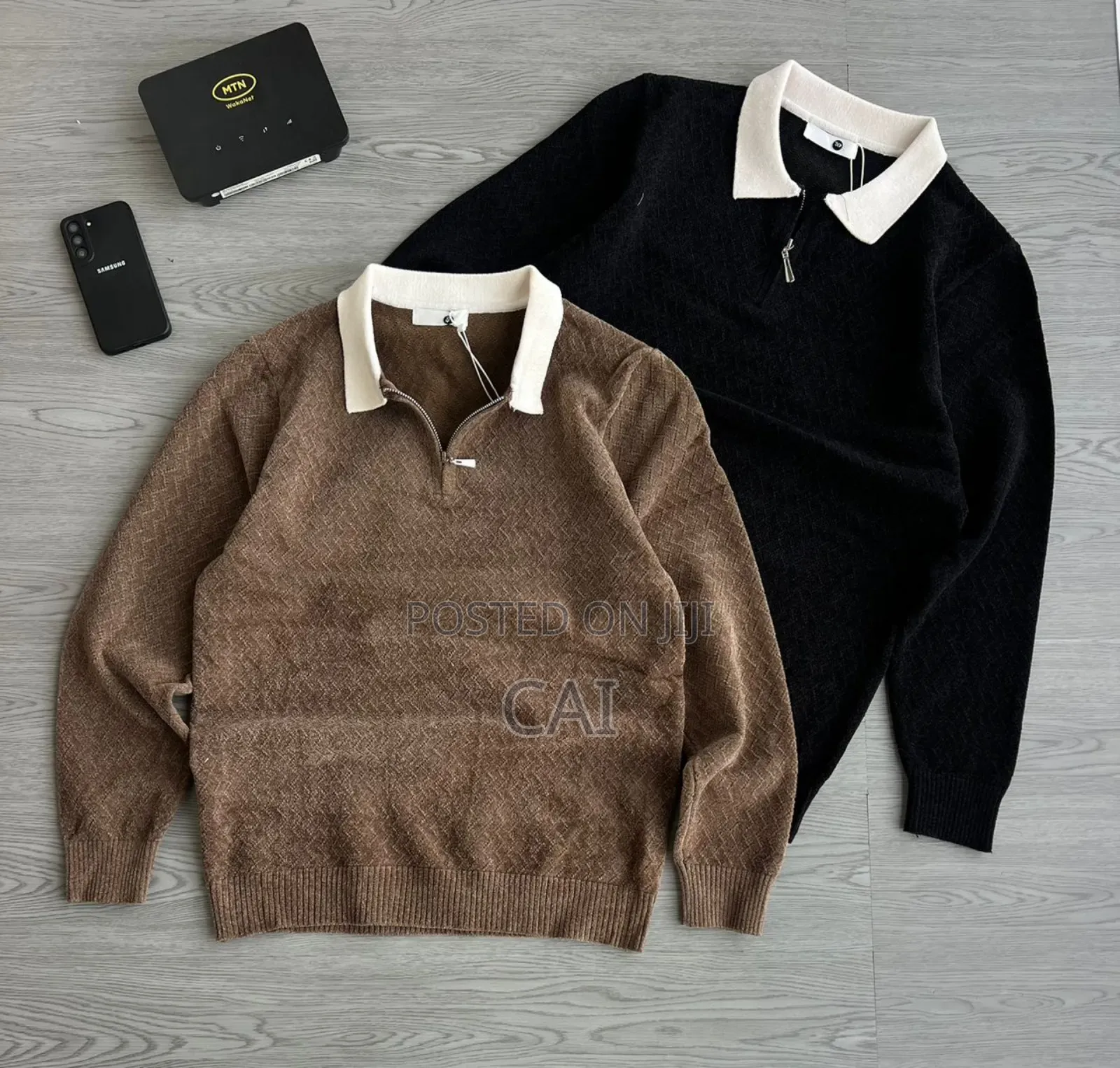 Full Sleeve Quarter Zip Sweater