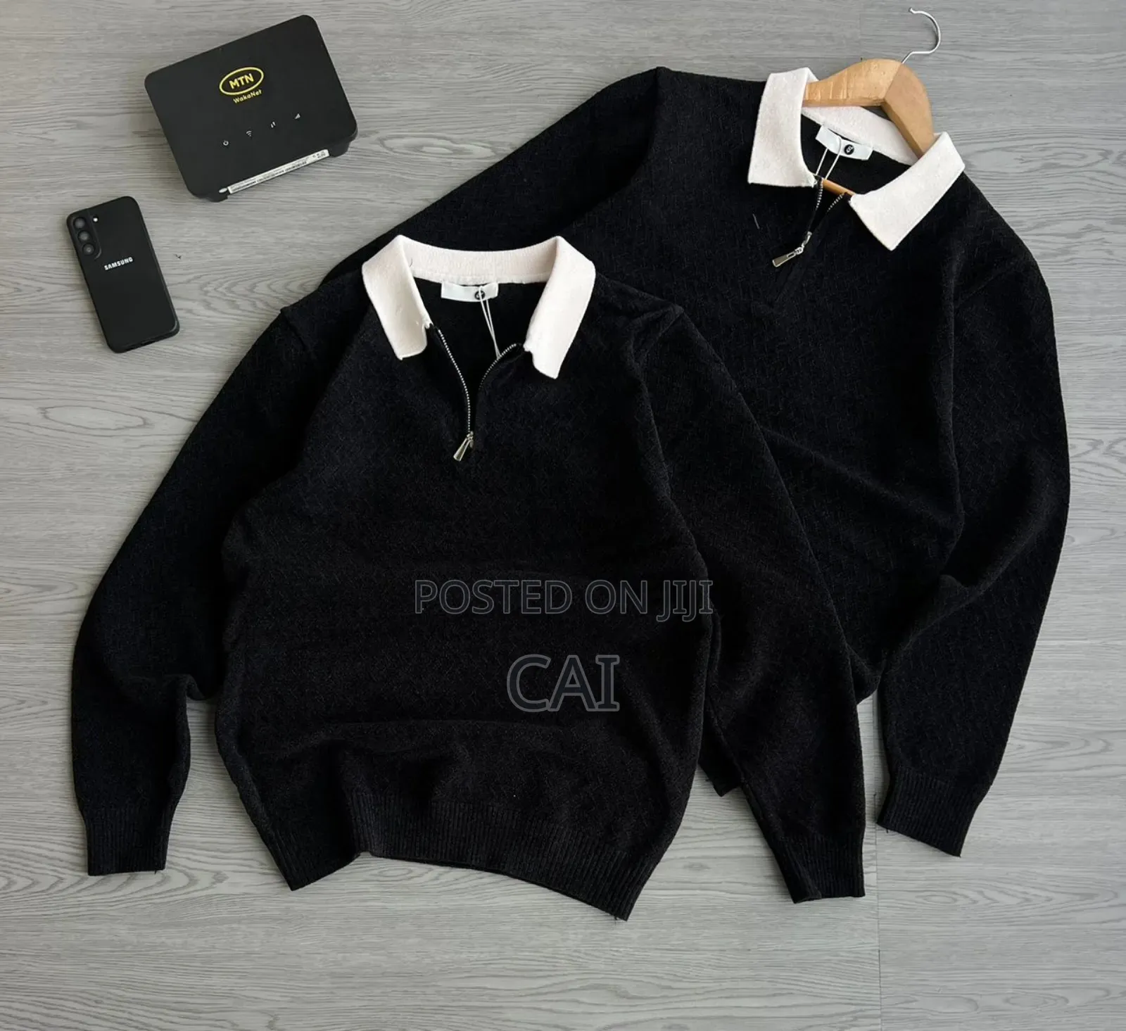 Full Sleeve Quarter Zip Sweater