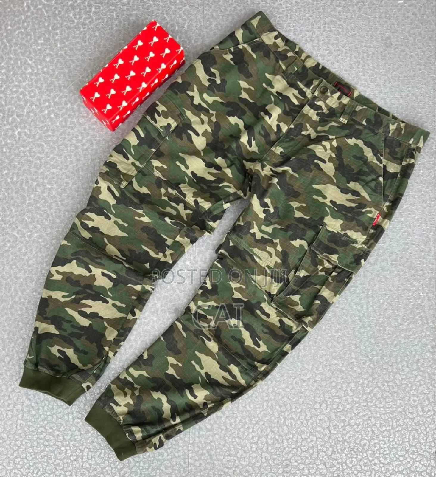 Men's Camouflage Printed Cargo Trousers