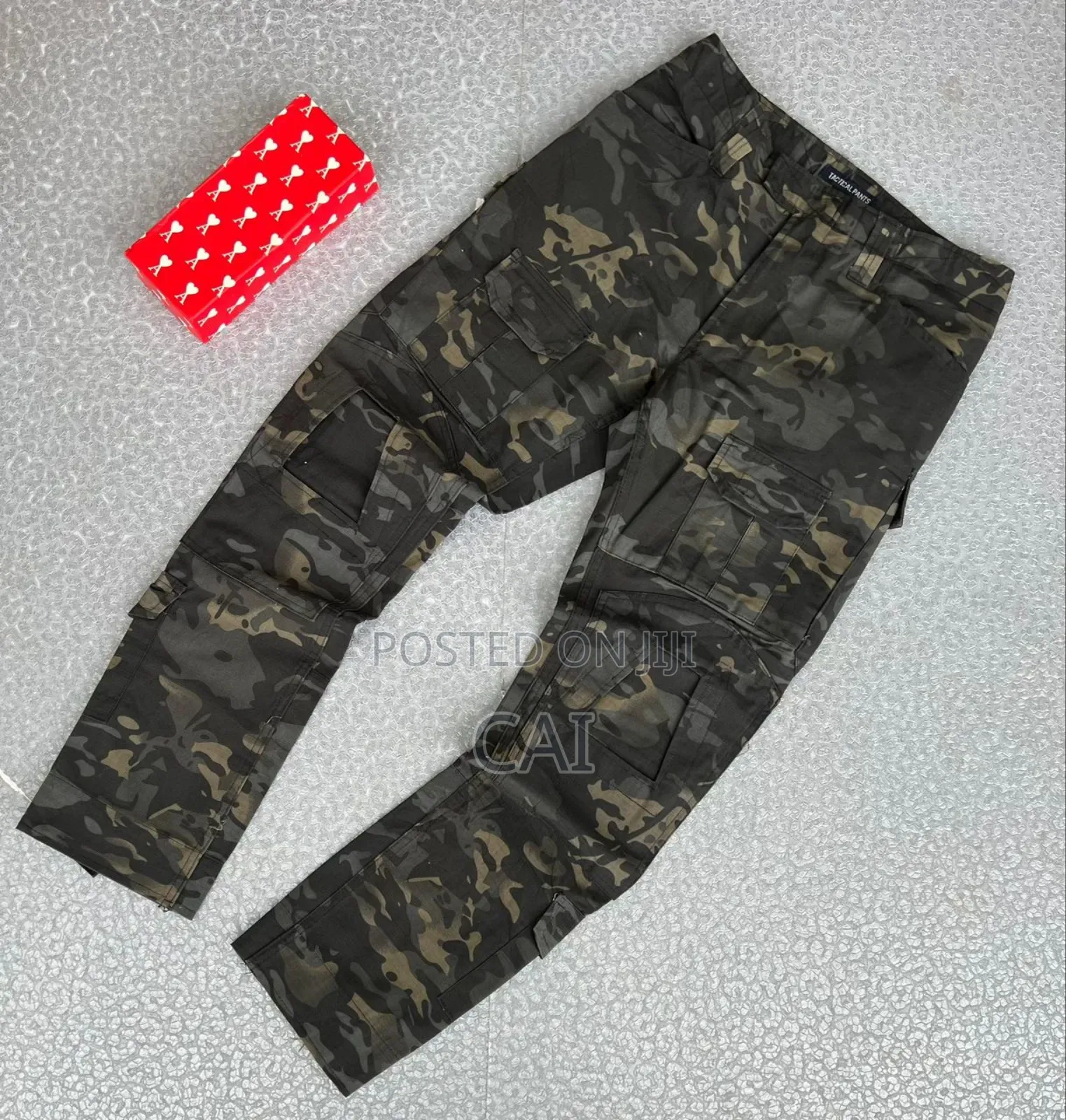 Men's Camouflage Printed Cargo Trousers
