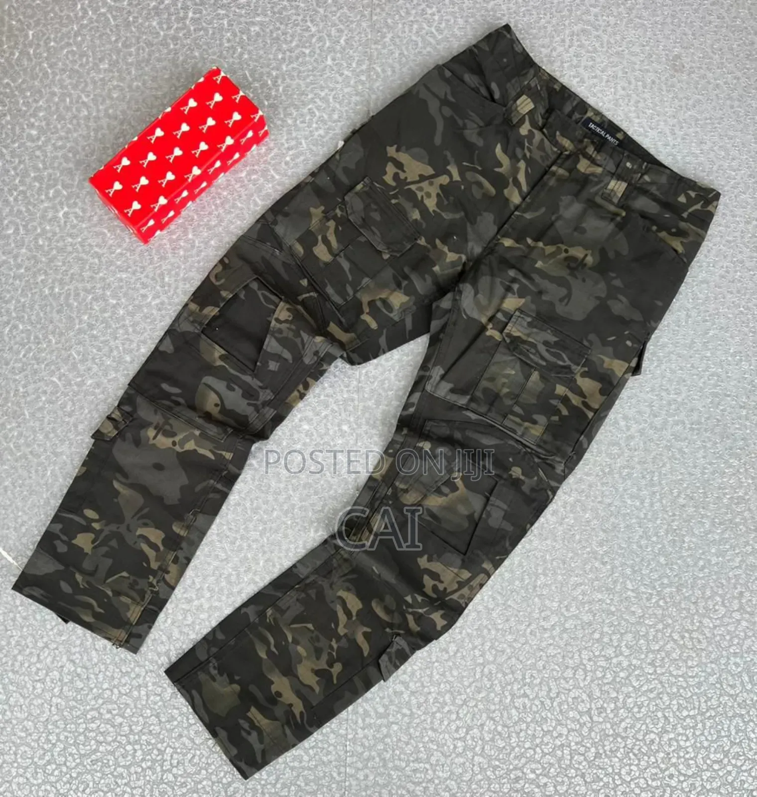 Men's Camouflage Printed Cargo Trousers