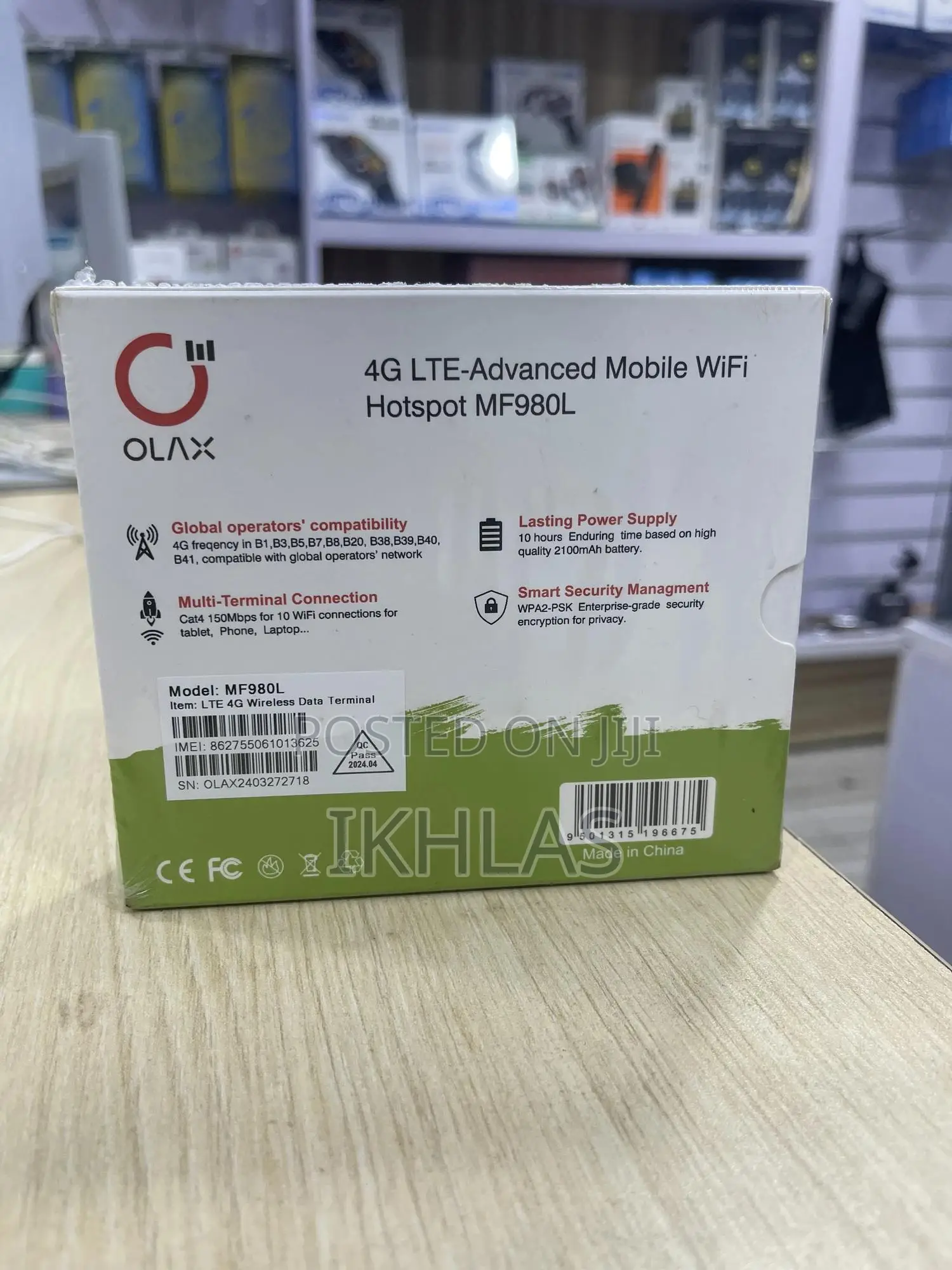 Olax Lte 4g Mifi Mf980l