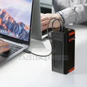 Porodo Power Boost 50000mah Power Bank 70cm Retractable Type-C Cable