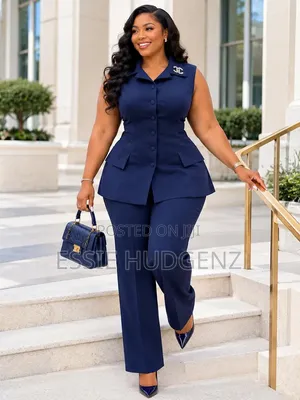 Sleeveless Ladies Suits