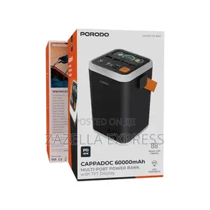 Porodo Cappadoc 60000mah Multi-Port Power Bank 45w Power Delivery,