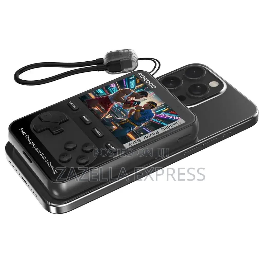 Porodo Arcadevolt Console 10,00mah Magsafe Powerbank With Builtin Game