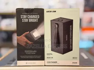 Green Lion Container Power Bank 50000mah 20w, With 4in1 Charging