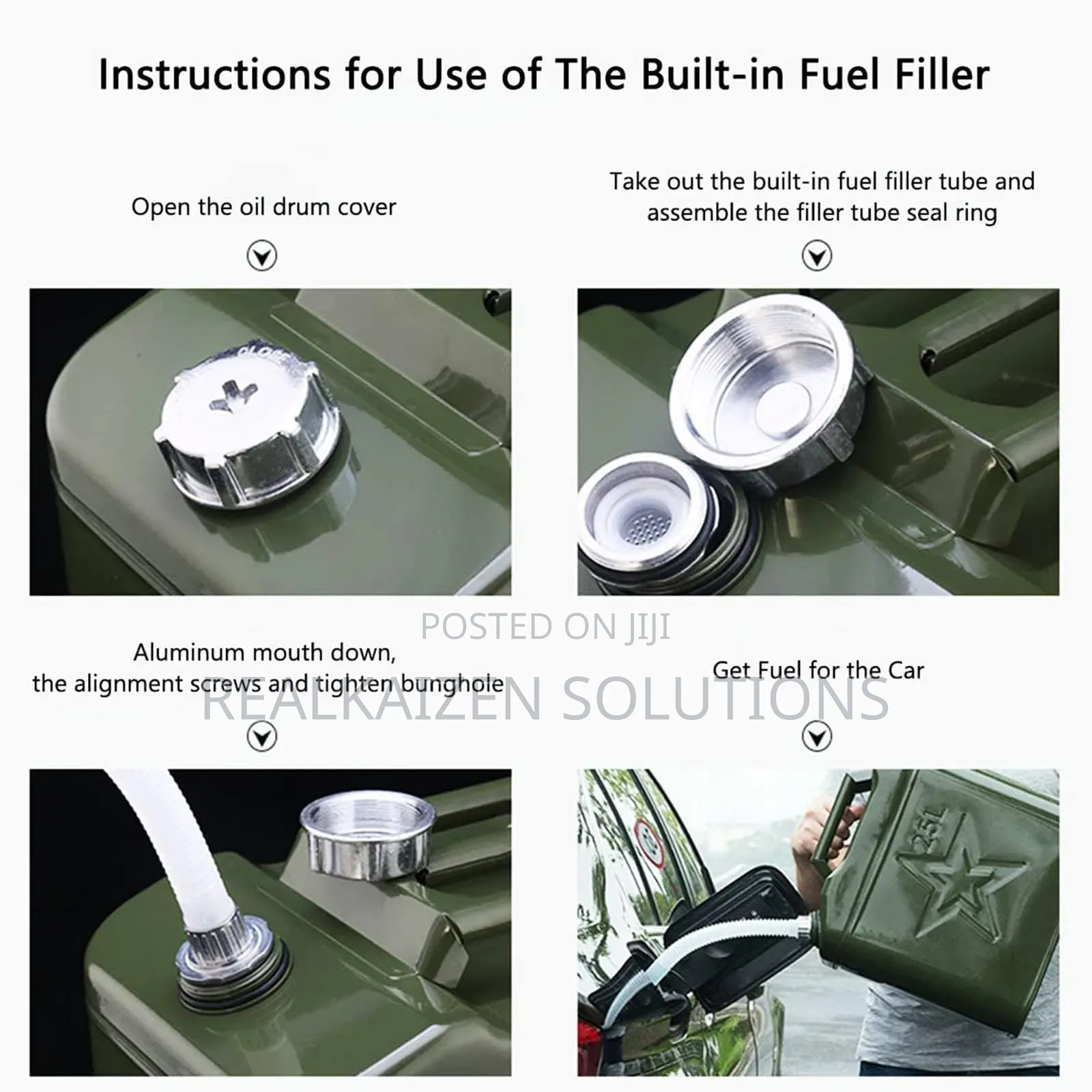 60l Heavy Duty Fuel Storage Jerrycan Canister