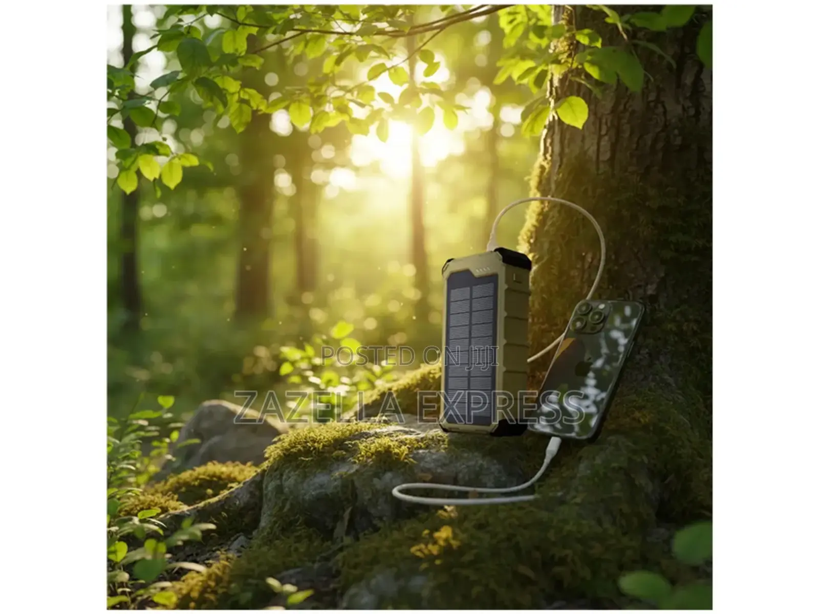 Powerology 20000mah Solar Power Bank Ip66 Water Resistant Pd22.5w
