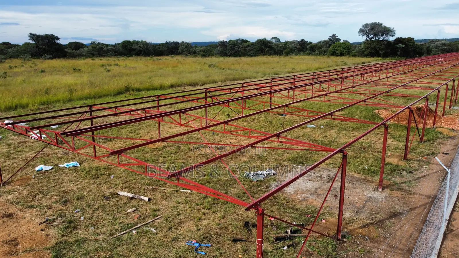 Commercial Poultry House Steel Construction