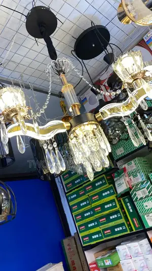 3 Arm Led Crystal Pendant Light