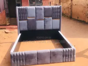 Luxury Velvet Wingback Bed Frame