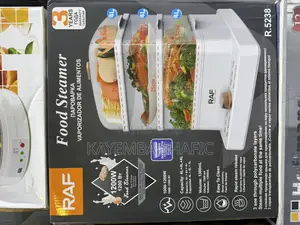 Raf 3-Tier Electric Food Steam Cooker 12l (1200w) - Brand New