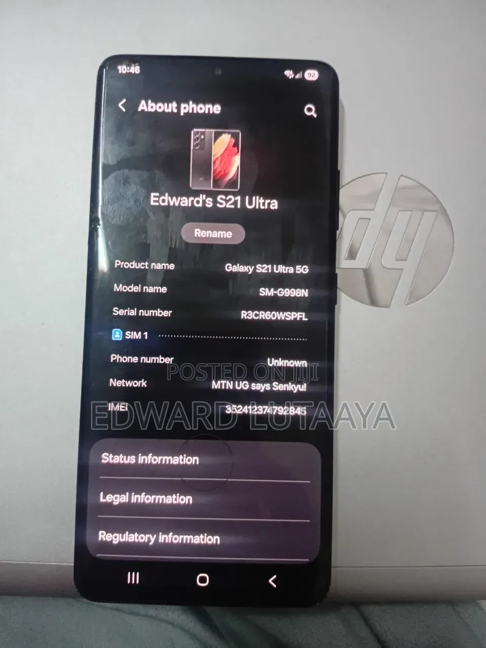 Samsung Galaxy S21 Ultra 5G 256 GB Black