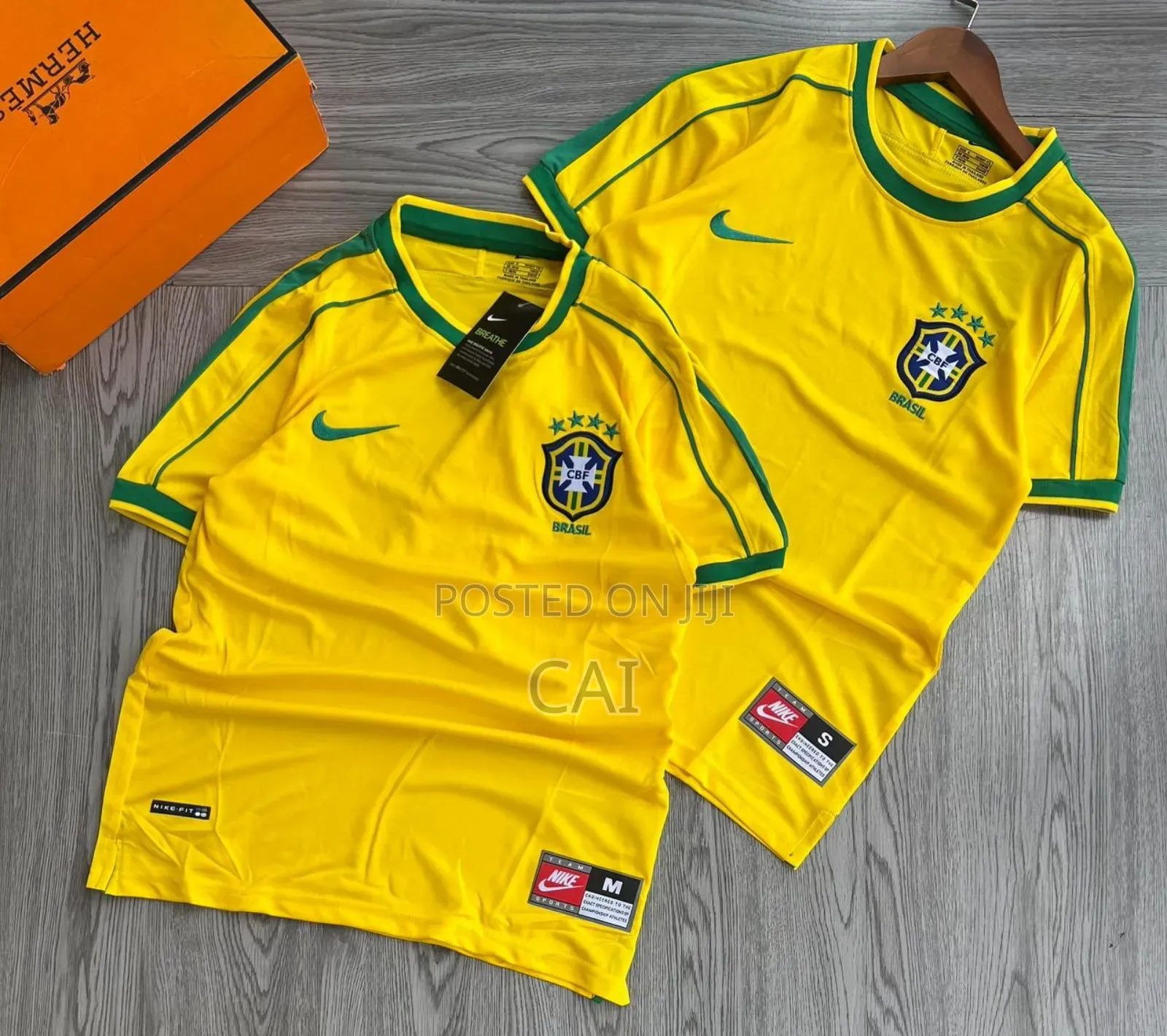 Yellow Nike Brazil National Football Team Jerseys