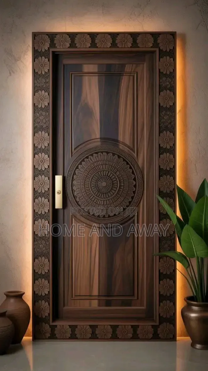 Heavy Wooden Security Main Doors Order Now