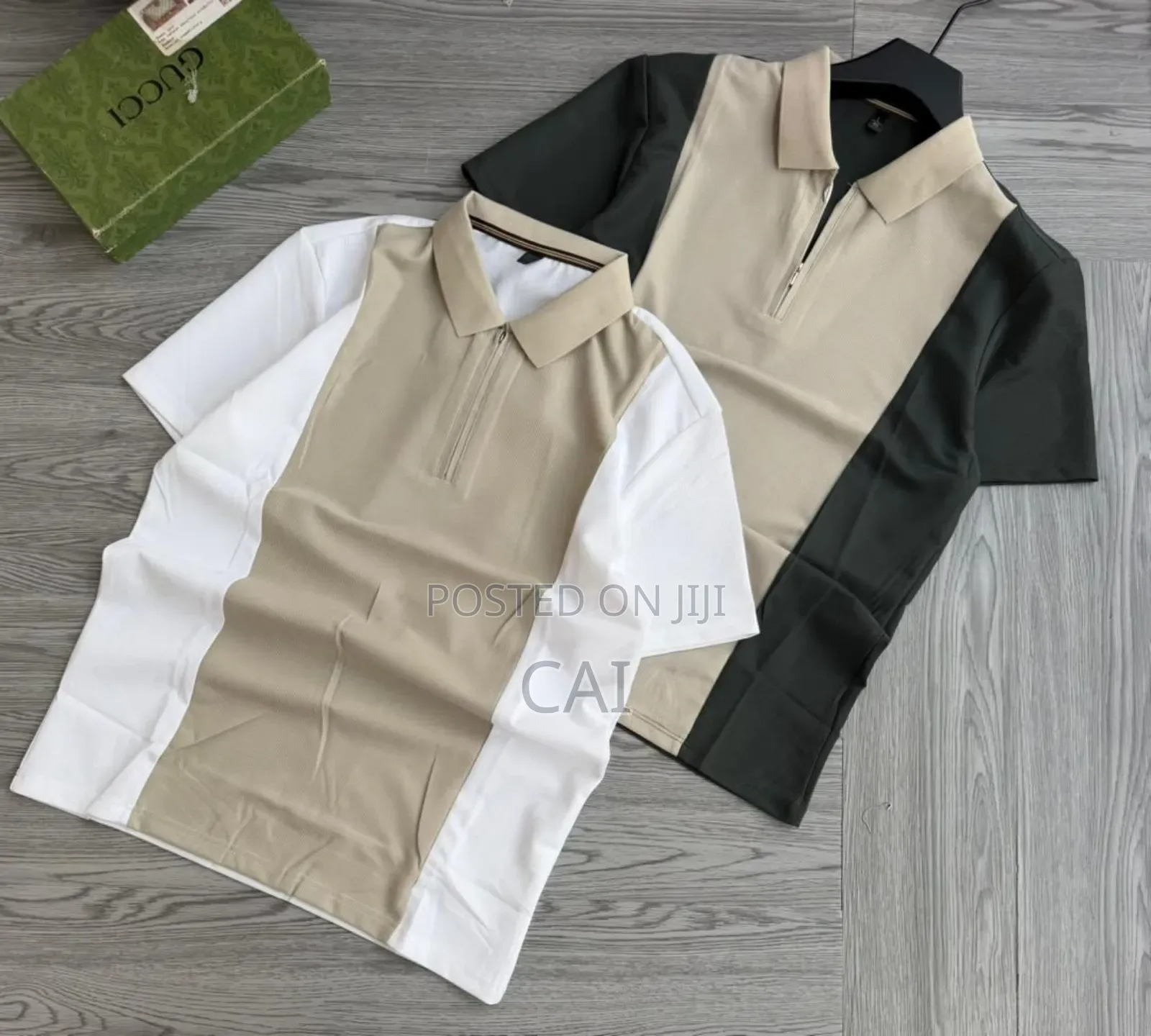 Men's Color-Block Polo Shirts